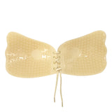 Women Invisible Bra Super Push Up Seamless Self-Adhesive Sticky Wedding Party Front Strapless A B C D Cup Fly Bra - THE PLACE TO BE !!