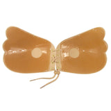 Women Invisible Bra Super Push Up Seamless Self-Adhesive Sticky Wedding Party Front Strapless A B C D Cup Fly Bra - THE PLACE TO BE !!