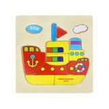 Baby Toys Wooden Puzzle Cute Cartoon Animal Intelligence Kids Educational  Gift Brain Teaser Children Tangram Shapes Jigsaw gift