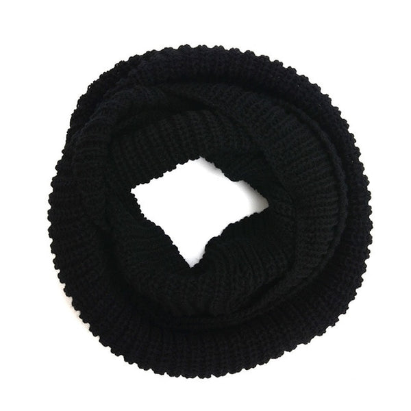 New Arrive Men Women's Nice Winter Warm Infinity 2Circle Cable Knit Cowl Neck Long Scarf Shawl