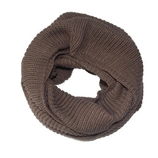 New Arrive Men Women's Nice Winter Warm Infinity 2Circle Cable Knit Cowl Neck Long Scarf Shawl