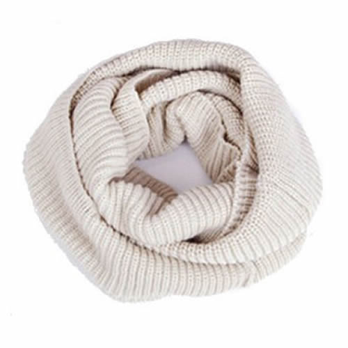 New Arrive Men Women's Nice Winter Warm Infinity 2Circle Cable Knit Cowl Neck Long Scarf Shawl