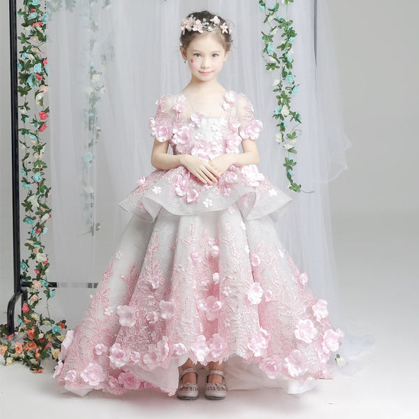 Mother Daughter Dresses 2018 Spring Winter Parents Children Outfit Family Matching Mom and Daughter Wedding Dress Kids Outfits