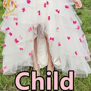 Parent-Child Wear Children'S Princess Girl Performance Clothing Wedding Birthday Gown Mom Evening Dress Mother Daughter Dresses