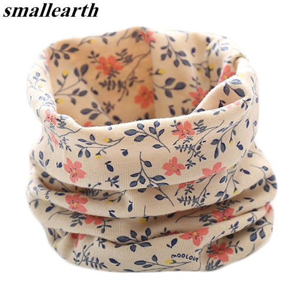 Spring Autumn Children's Cotton Scarf Baby Kids Scarf Winter Boys Girls Cartoon Scarves Child Collar O Ring Magic Neckerchief