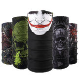 Skull Design Series Scarf Variety Tube Half Face Mask Halloween Headband Bandana Headwear Bicycle Head Scarf Snowboard Headscarf - THE PLACE TO BE !!