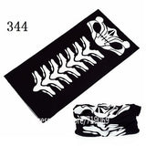 Skull Design Series Scarf Variety Tube Half Face Mask Halloween Headband Bandana Headwear Bicycle Head Scarf Snowboard Headscarf - THE PLACE TO BE !!