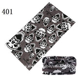 Skull Design Series Scarf Variety Tube Half Face Mask Halloween Headband Bandana Headwear Bicycle Head Scarf Snowboard Headscarf - THE PLACE TO BE !!