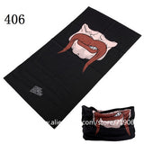 Skull Design Series Scarf Variety Tube Half Face Mask Halloween Headband Bandana Headwear Bicycle Head Scarf Snowboard Headscarf - THE PLACE TO BE !!