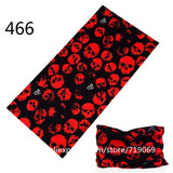 Skull Design Series Scarf Variety Tube Half Face Mask Halloween Headband Bandana Headwear Bicycle Head Scarf Snowboard Headscarf - THE PLACE TO BE !!