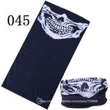 Skull Design Series Scarf Variety Tube Half Face Mask Halloween Headband Bandana Headwear Bicycle Head Scarf Snowboard Headscarf - THE PLACE TO BE !!