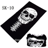 Skull Design Series Scarf Variety Tube Half Face Mask Halloween Headband Bandana Headwear Bicycle Head Scarf Snowboard Headscarf - THE PLACE TO BE !!
