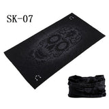 Skull Design Series Scarf Variety Tube Half Face Mask Halloween Headband Bandana Headwear Bicycle Head Scarf Snowboard Headscarf - THE PLACE TO BE !!