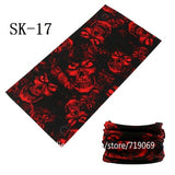 Skull Design Series Scarf Variety Tube Half Face Mask Halloween Headband Bandana Headwear Bicycle Head Scarf Snowboard Headscarf - THE PLACE TO BE !!