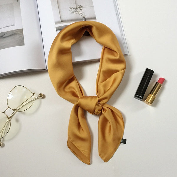 luxury brand bags SCARF women's silk scarf fashion lady square scarves soft shawls pashmina solid color bandana