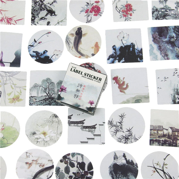 40 Pcs / Pack, Japanese Stickers Mini Style Paper Seal Sticker / Diy Decoration Label