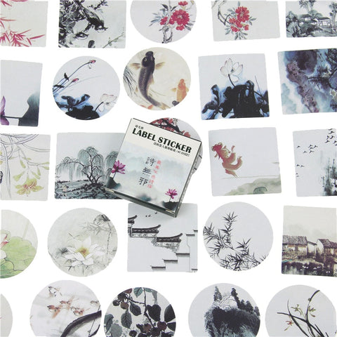 40 Pcs / Pack, Japanese Stickers Mini Style Paper Seal Sticker / Diy Decoration Label