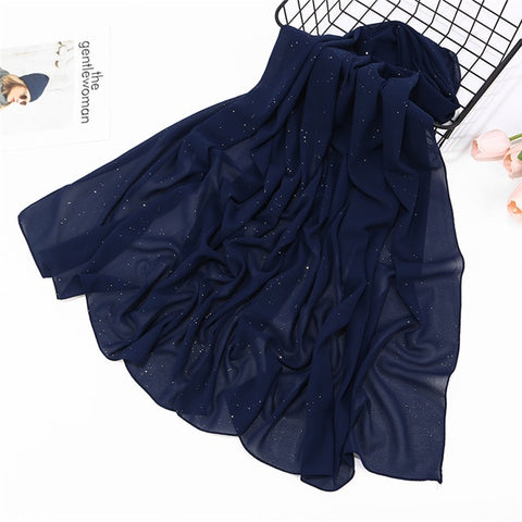 women plain bubble chiffon scarf hijab wrap printe solid color shawls headband muslim hijabs scarves/scarf 47 colors