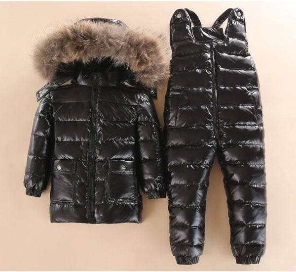 New Style Children Down Jacket Baby Winter Ski Wear Boys And Girls Infant Winter Jacket Baby Boy Parka Snow Set Warm