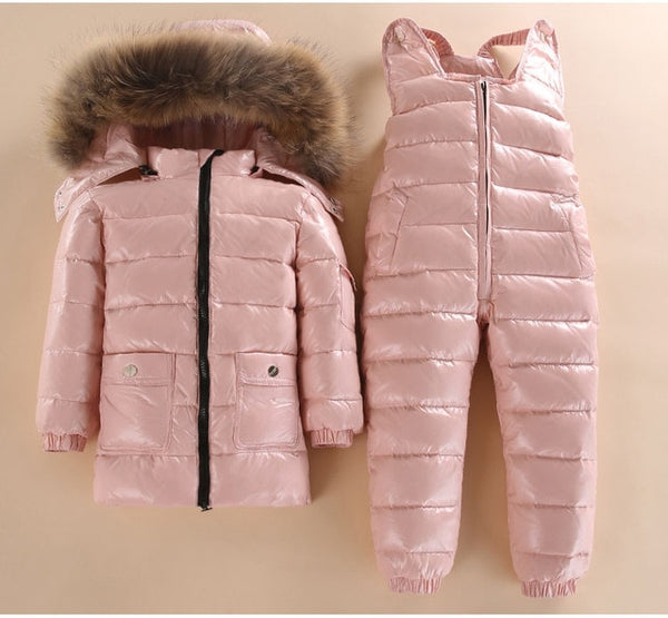 New Style Children Down Jacket Baby Winter Ski Wear Boys And Girls Infant Winter Jacket Baby Boy Parka Snow Set Warm