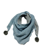 Spring Baby Girls Dot Plaid Triangle Scarves Autumn Winter Boys Girls Shawl Children Cotton Neck Collars Warm Kids Neckerchief - THE PLACE TO BE !!