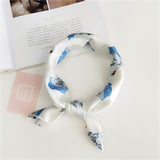 50*50cm Square Silk Feel Satin Scarf Elegant Women Head Skinny Retro Hair Tie Band Small Fashion Square Kerchief Neck Scarf - THE PLACE TO BE !!