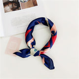 50*50cm Square Silk Feel Satin Scarf Elegant Women Head Skinny Retro Hair Tie Band Small Fashion Square Kerchief Neck Scarf - THE PLACE TO BE !!