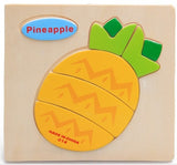 QWZ Baby Toys Wooden Puzzle Cute Cartoon Animal Intelligence Kids Educational Brain Teaser Children Tangram Shapes Jigsaw Gifts