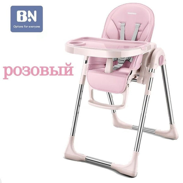 Baoneo Russian free shipping authentic portable baby seat baby dinner table multifunction adjustable folding chairs for children
