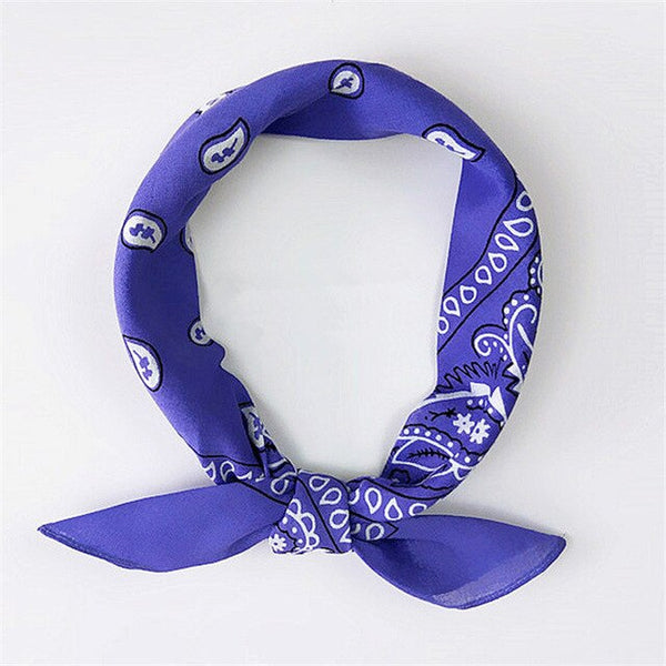 Unisex Cotton Blend Hip Hop Bandana Headwear Hair Band Scarf Neck Wrist Wrap Band Magic  Head Square Scarf