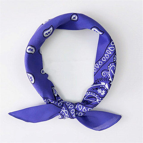 Unisex Cotton Blend Hip Hop Bandana Headwear Hair Band Scarf Neck Wrist Wrap Band Magic  Head Square Scarf