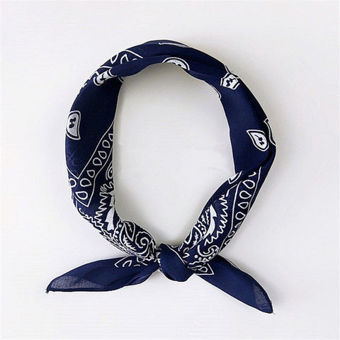 Unisex Cotton Blend Hip Hop Bandana Headwear Hair Band Scarf Neck Wrist Wrap Band Magic  Head Square Scarf