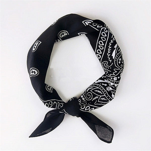 Unisex Cotton Blend Hip Hop Bandana Headwear Hair Band Scarf Neck Wrist Wrap Band Magic  Head Square Scarf
