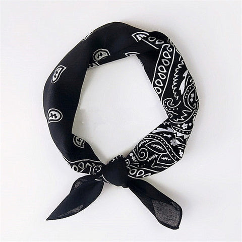 Unisex Cotton Blend Hip Hop Bandana Headwear Hair Band Scarf Neck Wrist Wrap Band Magic  Head Square Scarf