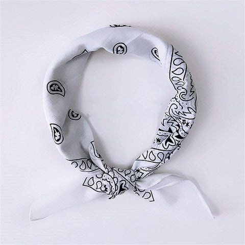 Unisex Cotton Blend Hip Hop Bandana Headwear Hair Band Scarf Neck Wrist Wrap Band Magic  Head Square Scarf
