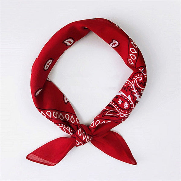 Unisex Cotton Blend Hip Hop Bandana Headwear Hair Band Scarf Neck Wrist Wrap Band Magic  Head Square Scarf