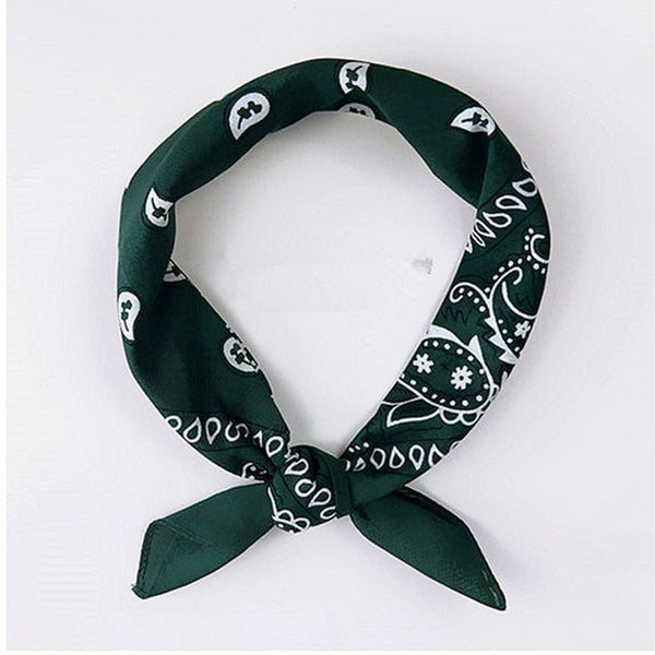 Unisex Cotton Blend Hip Hop Bandana Headwear Hair Band Scarf Neck Wrist Wrap Band Magic  Head Square Scarf