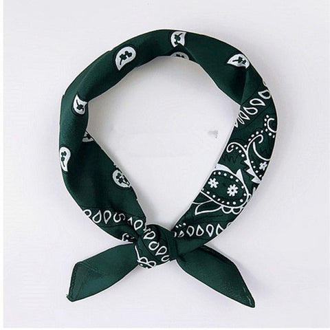 Unisex Cotton Blend Hip Hop Bandana Headwear Hair Band Scarf Neck Wrist Wrap Band Magic  Head Square Scarf