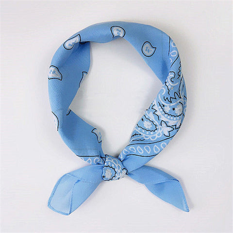 Unisex Cotton Blend Hip Hop Bandana Headwear Hair Band Scarf Neck Wrist Wrap Band Magic  Head Square Scarf