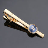 DY New and high quality laser engraving tie clip  fashion style  gold  silver and black men's business tie pin Free Delivery - THE PLACE TO BE !!