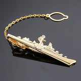 DY New and high quality laser engraving tie clip  fashion style  gold  silver and black men's business tie pin Free Delivery - THE PLACE TO BE !!