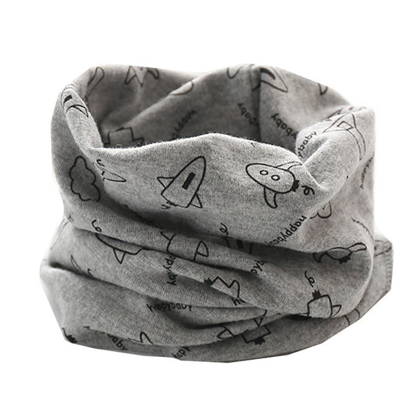 Spring Autumn Children's Cotton Scarf Baby Kids Scarf Winter Boys Girls Cartoon Scarves Child Collar O Ring Magic Neckerchief
