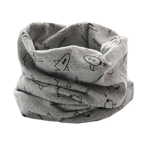 Spring Autumn Children's Cotton Scarf Baby Kids Scarf Winter Boys Girls Cartoon Scarves Child Collar O Ring Magic Neckerchief