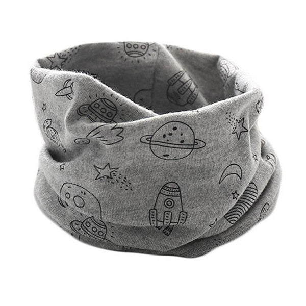 Spring Autumn Children's Cotton Scarf Baby Kids Scarf Winter Boys Girls Cartoon Scarves Child Collar O Ring Magic Neckerchief