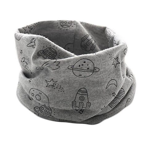 Spring Autumn Children's Cotton Scarf Baby Kids Scarf Winter Boys Girls Cartoon Scarves Child Collar O Ring Magic Neckerchief