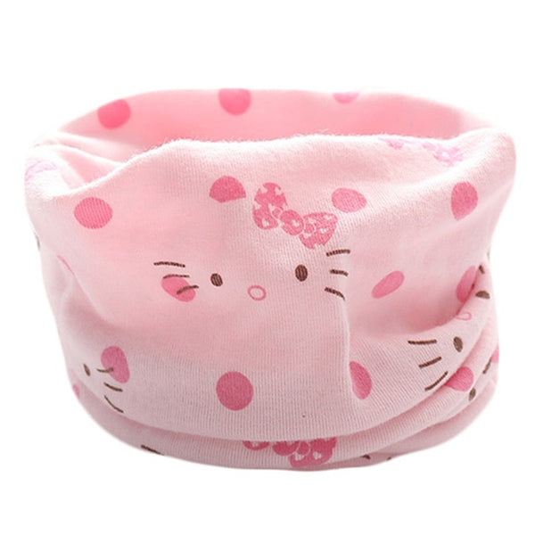 Spring Autumn Children's Cotton Scarf Baby Kids Scarf Winter Boys Girls Cartoon Scarves Child Collar O Ring Magic Neckerchief