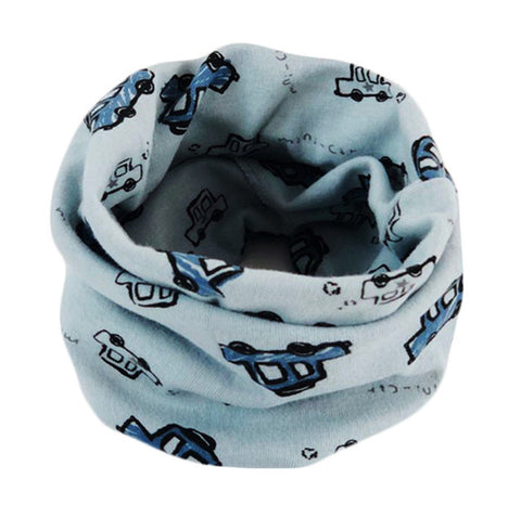 Spring Autumn Children's Cotton Scarf Baby Kids Scarf Winter Boys Girls Cartoon Scarves Child Collar O Ring Magic Neckerchief
