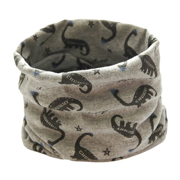 Spring Autumn Children's Cotton Scarf Baby Kids Scarf Winter Boys Girls Cartoon Scarves Child Collar O Ring Magic Neckerchief