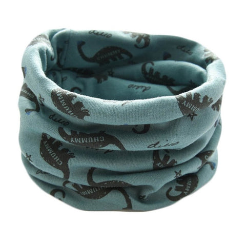 Spring Autumn Children's Cotton Scarf Baby Kids Scarf Winter Boys Girls Cartoon Scarves Child Collar O Ring Magic Neckerchief