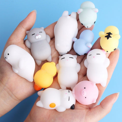 Mini Change Color Squishy Cute Cat Antistress Ball Squeeze Mochi Rising Abreact Soft Sticky Stress Relief Funny Gift Toy - THE PLACE TO BE !!